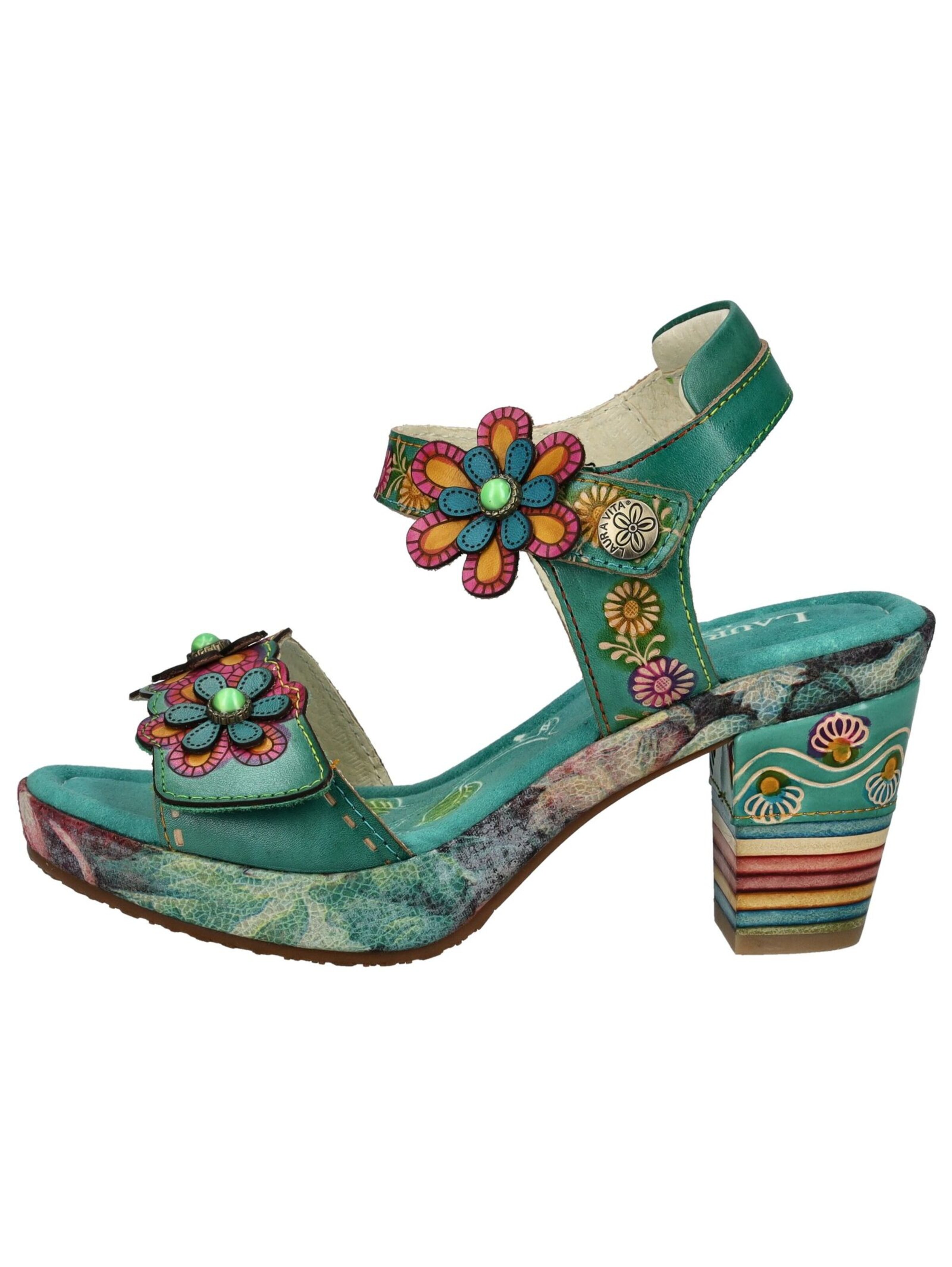 Sandales à lanières Laura Vita en vert