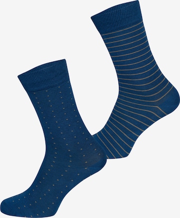 Nur Die Socks ' Business ' in Blue: front