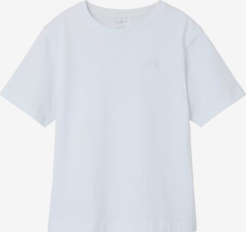 NAME IT T-shirt 'GREG' i vit: framsida