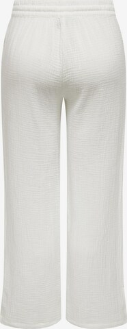 JDY Loose fit Trousers 'Theis' in White