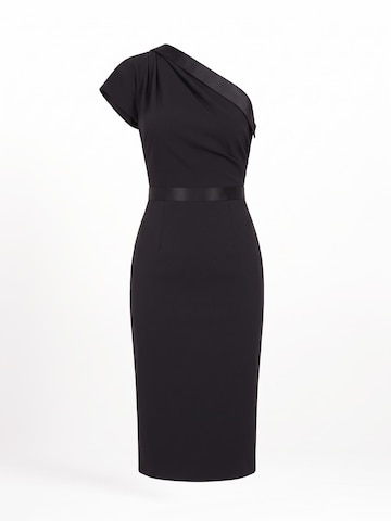 Robe fourreau 'MARILYN' AUDRAY en noir : devant