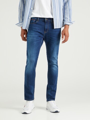 Tommy Jeans Slimfit Jeans 'Scanton' in Blau: Vorderseite