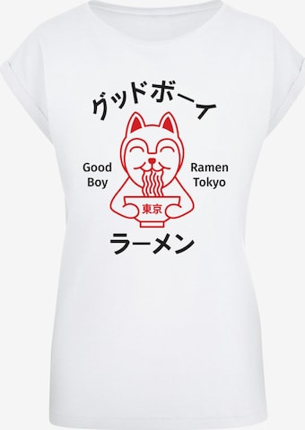 Merchcode Shirt 'Torc- Good Boy' in Wit: voorkant