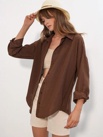 Chemisier 'Hemden' Bigdart en marron