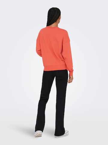 ONLY Sweatshirt 'ONLPhilea' in Orange