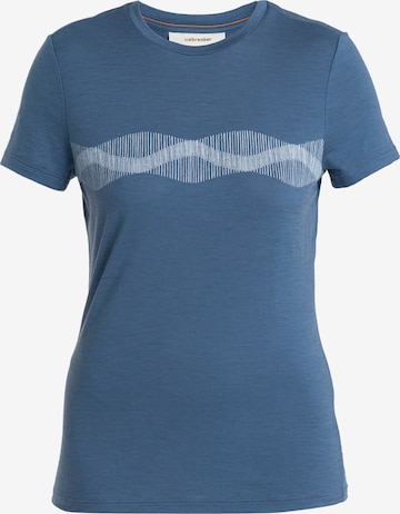 T-shirt fonctionnel 'Tech Lite III' ICEBREAKER en bleu : devant