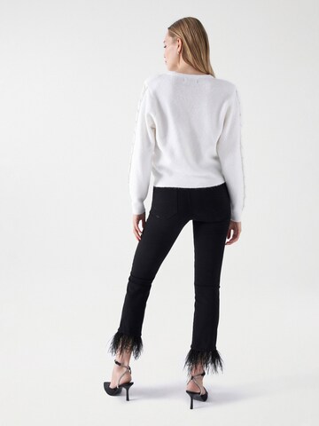 Pull-over Salsa Jeans en blanc