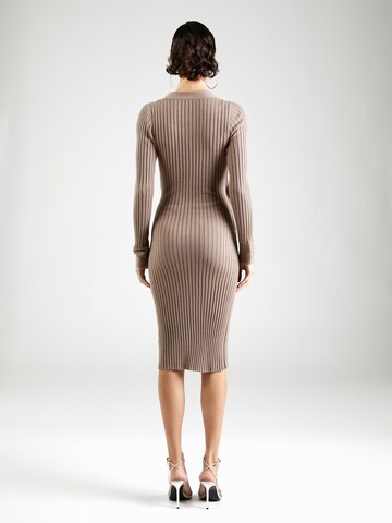 GUESS Knit dress 'CECILE' in Brown