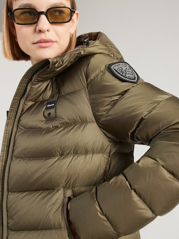 žalia Blauer.USA Žieminis paltas