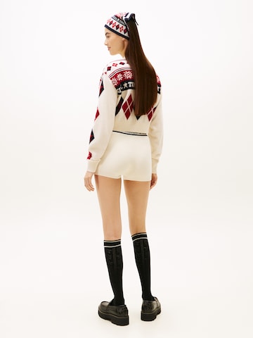 Tommy Jeans Skinny Nohavice - Béžová
