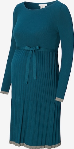 Esprit Maternity Knitted dress in Green: front