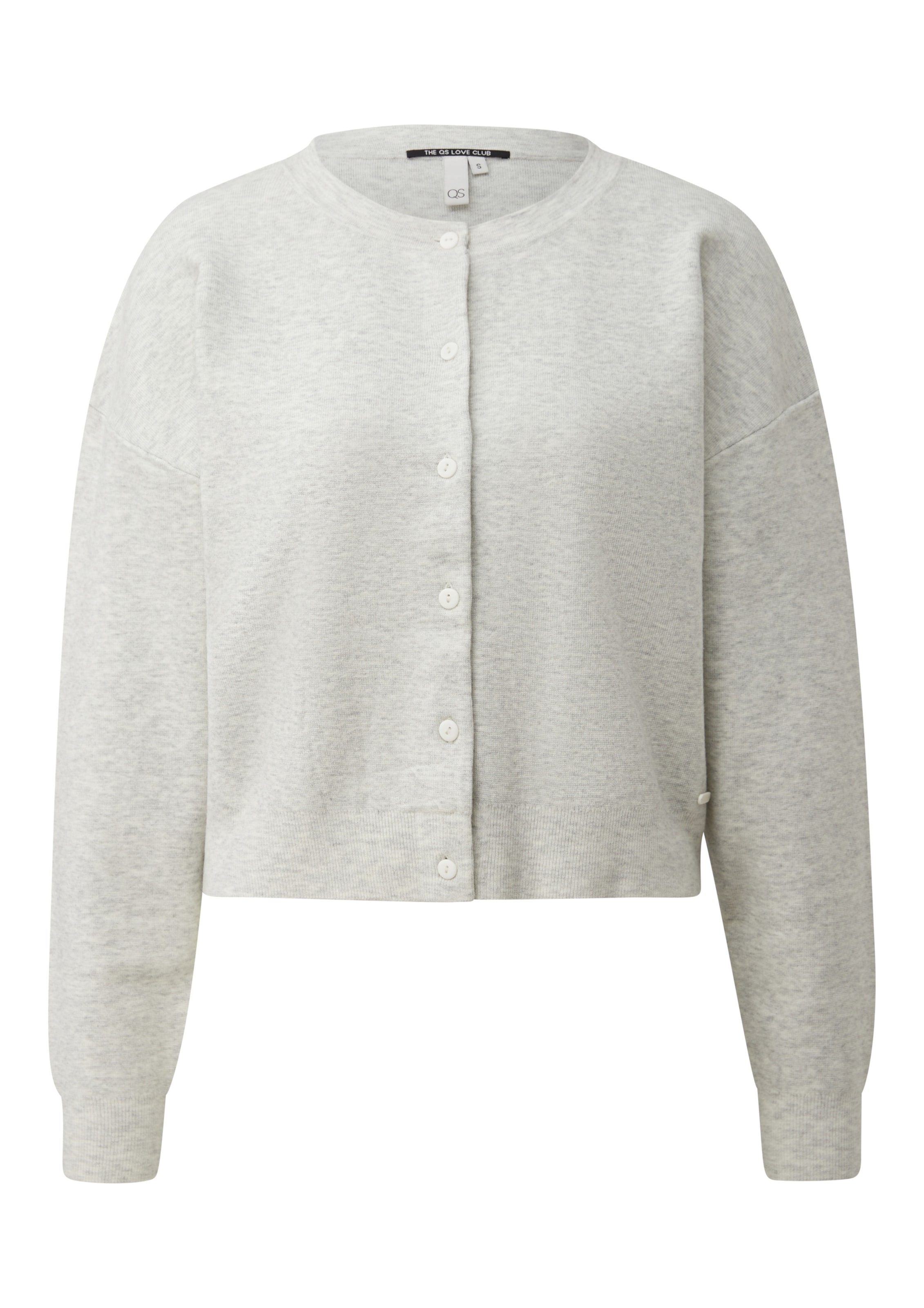 QS - Cárdigan en gris: frente