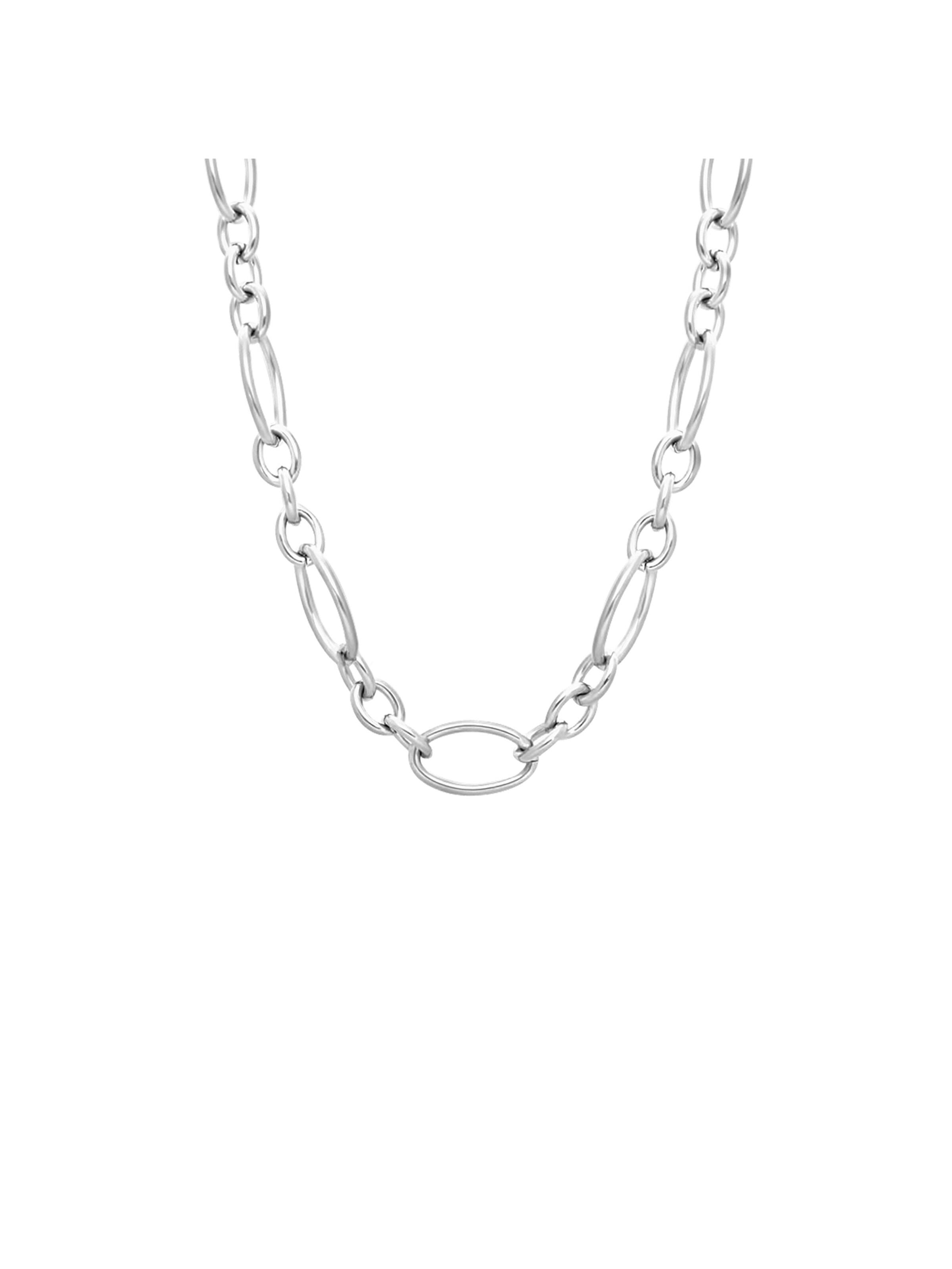 Lucardi Ketting in Zilver: voorkant