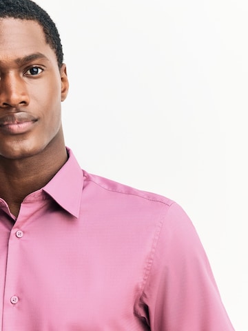 Next Přiléhavý střih Košile – pink