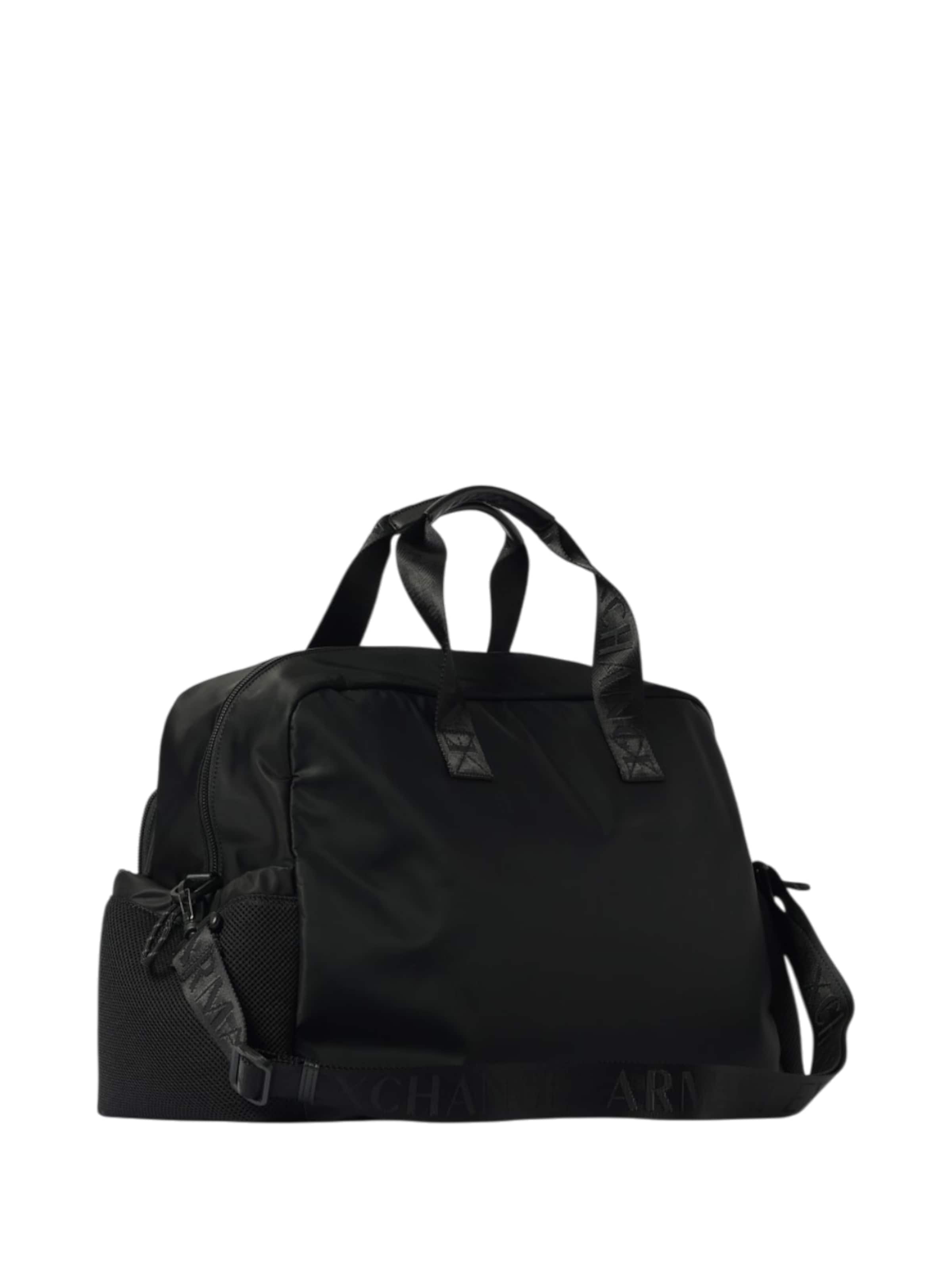 Borsa da viaggio di ARMANI EXCHANGE in nero: frontale