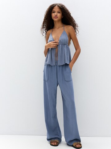 Pull&Bear Top in Blau: Vorderseite