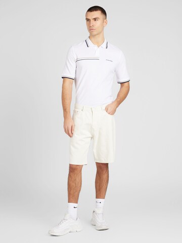 JACK & JONES Poloshirt 'PARKER' in Weiß