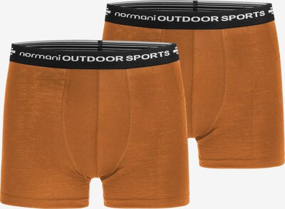normani Boxershorts in orange / schwarz / weiß, Produktansicht