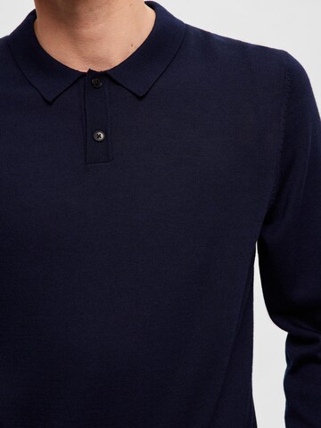 Pull-over 'Town' SELECTED HOMME en bleu