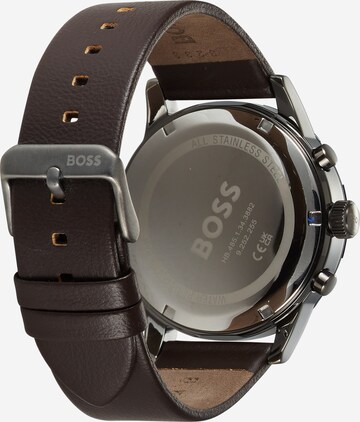 BOSS Analoog horloge in Bruin