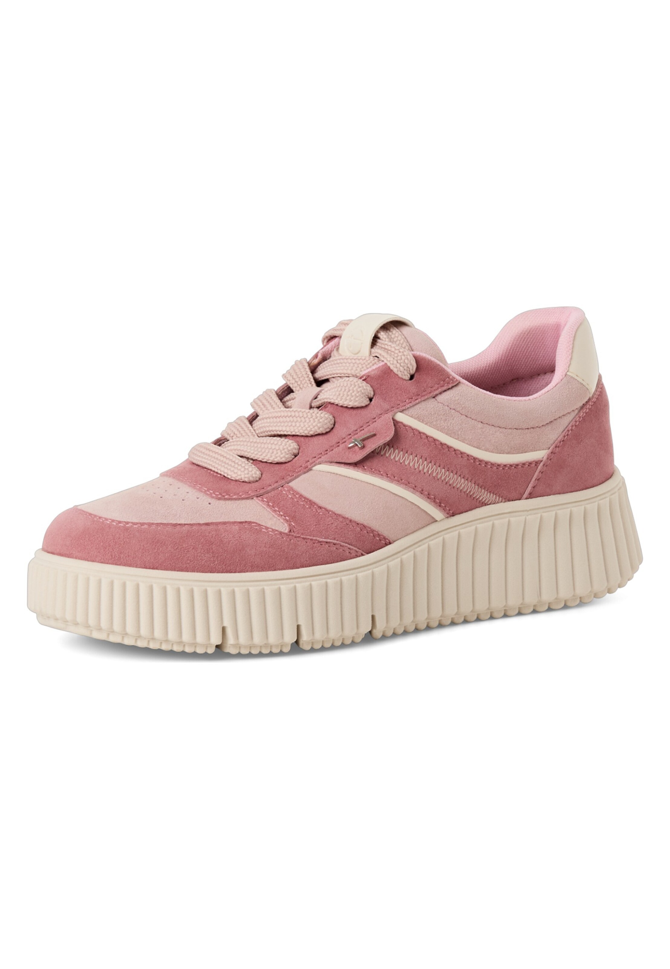 Tamaris Platform trainers in Pink: front