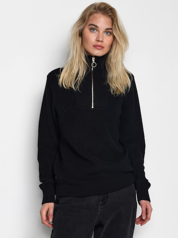 Kaffe Pullover 'Lioa' i sort: forside