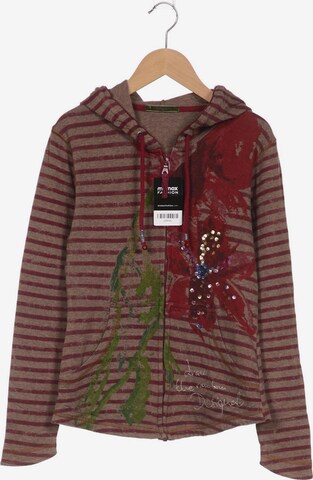 Desigual Sweatshirt & Zip-Up Hoodie in M in Brown: front