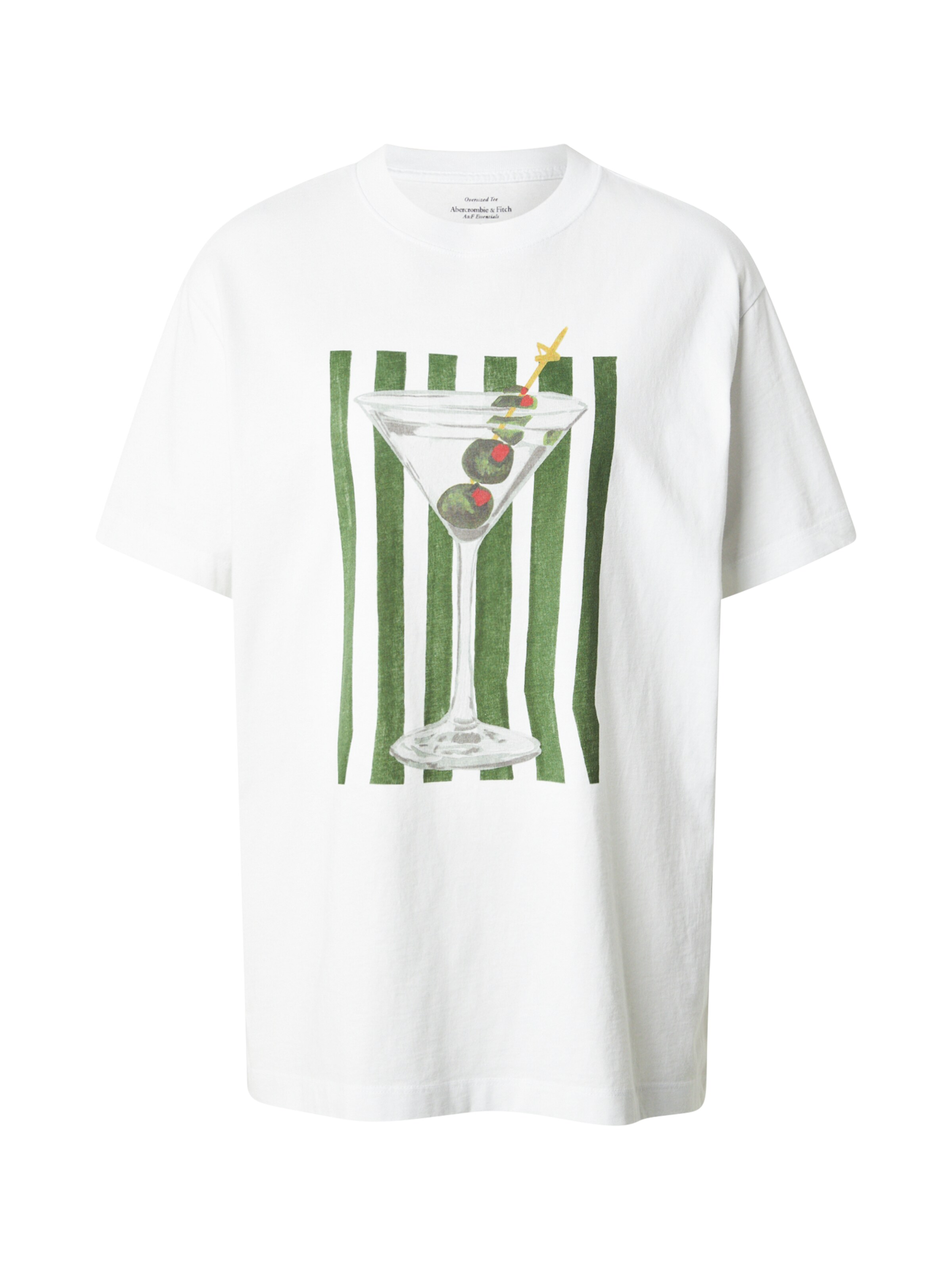 Abercrombie & Fitch - Camiseta en blanco: frente