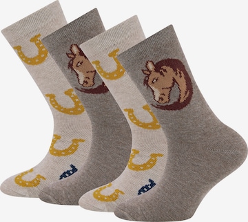 pilka EWERS Kojinės 'Pferd/Hufeisen': priekis