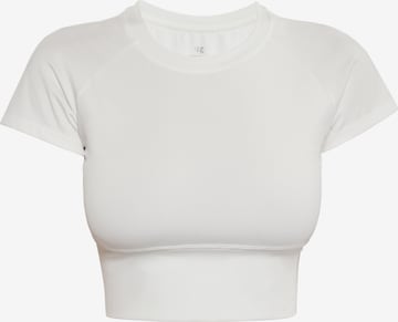 T-shirt IZIA en blanc : devant