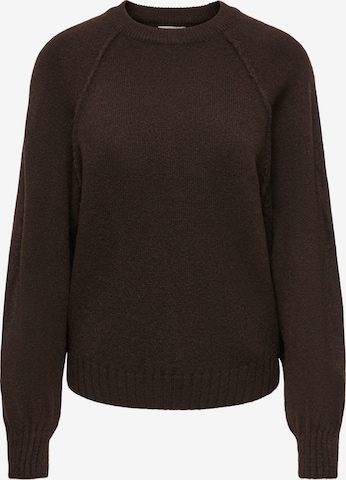 JDY Sweater 'JDYMerrin' in Brown: front