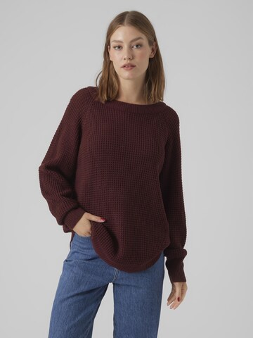 VERO MODA Pullover 'RICIENEW' in Rot: predná strana