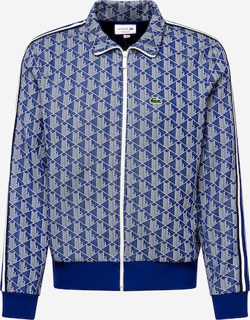 LACOSTE Sweat jacket in Blue: front