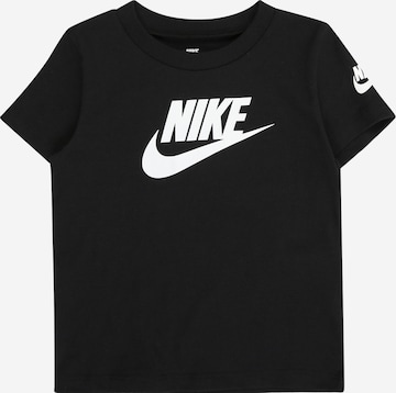 Nike Sportswear Тениска 'FUTURA EVERGREEN' в черно: отпред