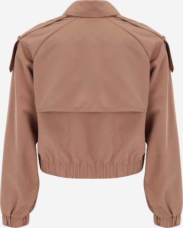 Noisy May PetitePrijelazna jakna 'LIX' - smeđa boja