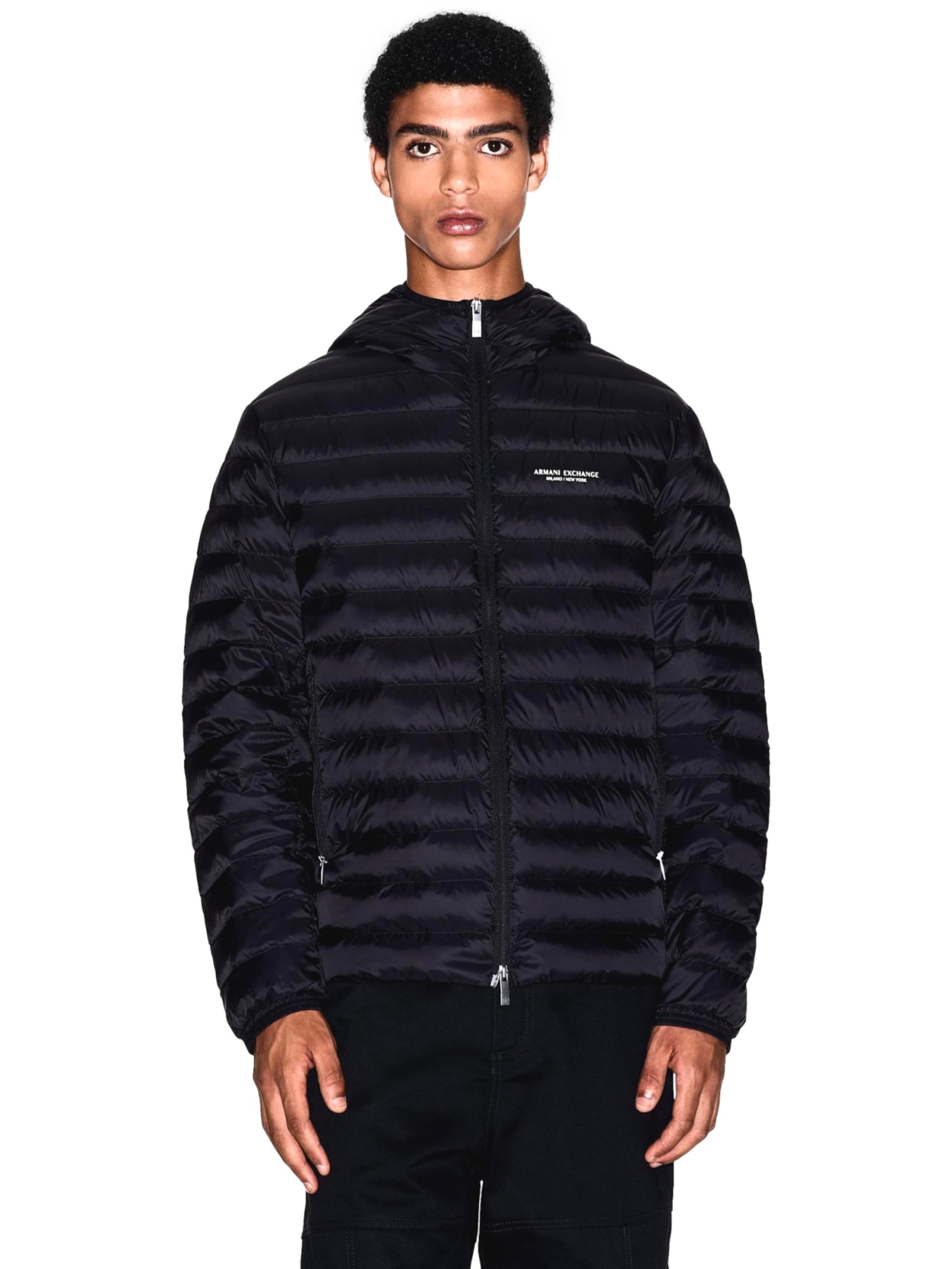 Giacca invernale di ARMANI EXCHANGE in nero: frontale