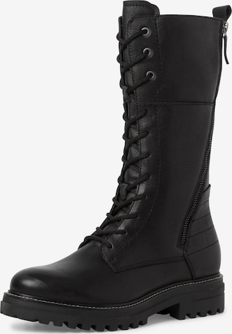 TAMARIS Lace-up boot in Black: front