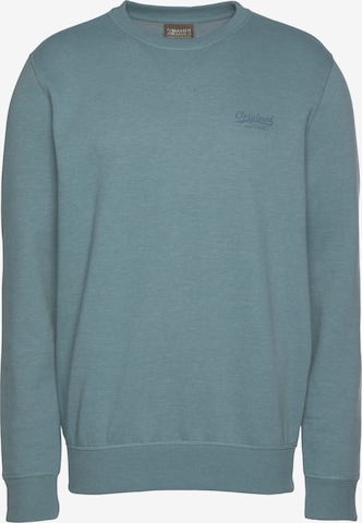 Man's World Sweatshirt in Blue: front