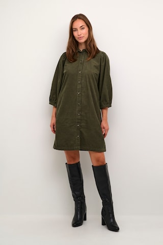 Kaffe Shirt Dress 'Eva' in Green