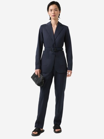 BOGNER Slimfit Chinohose ' ABBIE-5' in Blau