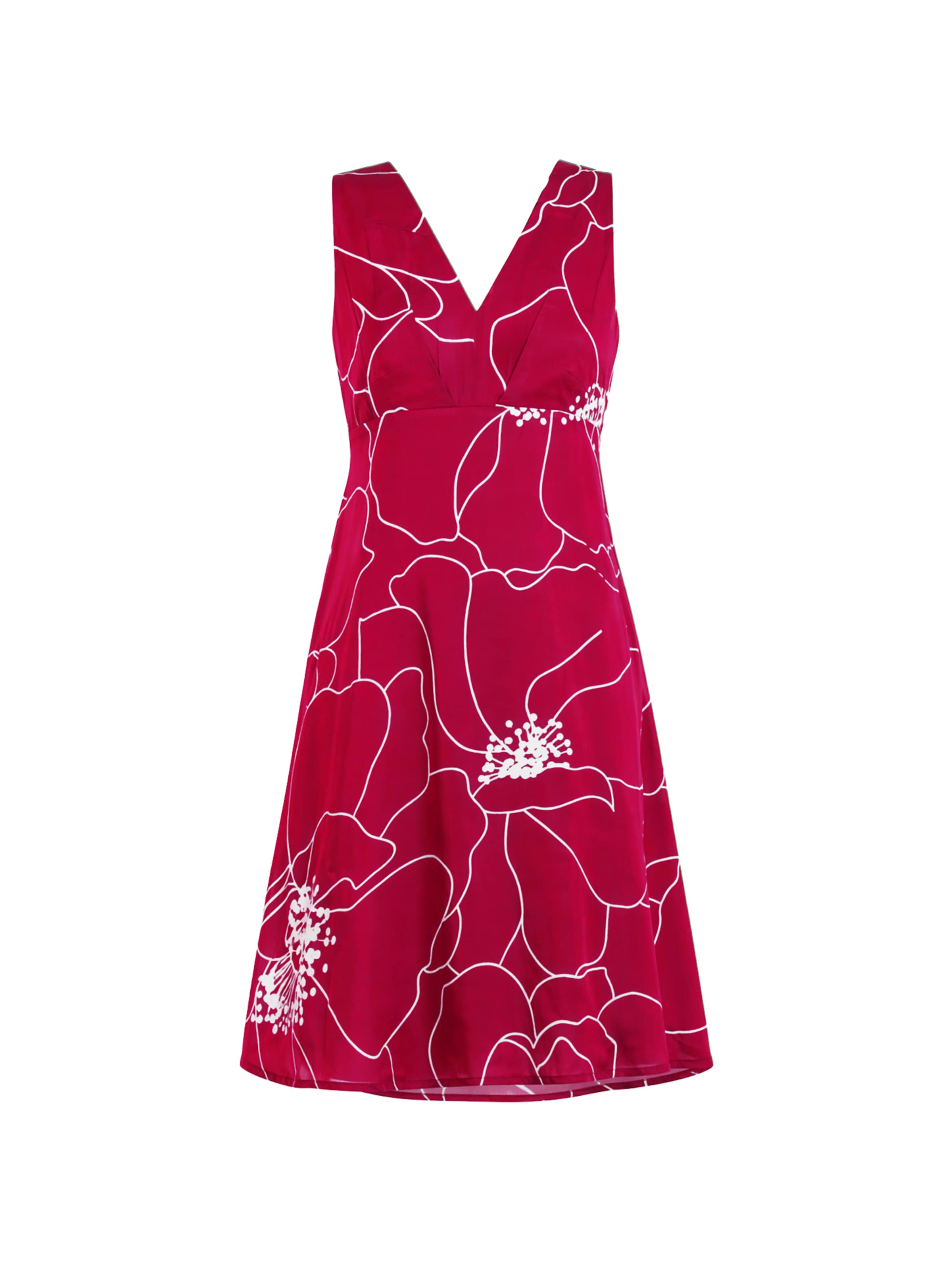 Haris Cotton Jurk in Roze: voorkant