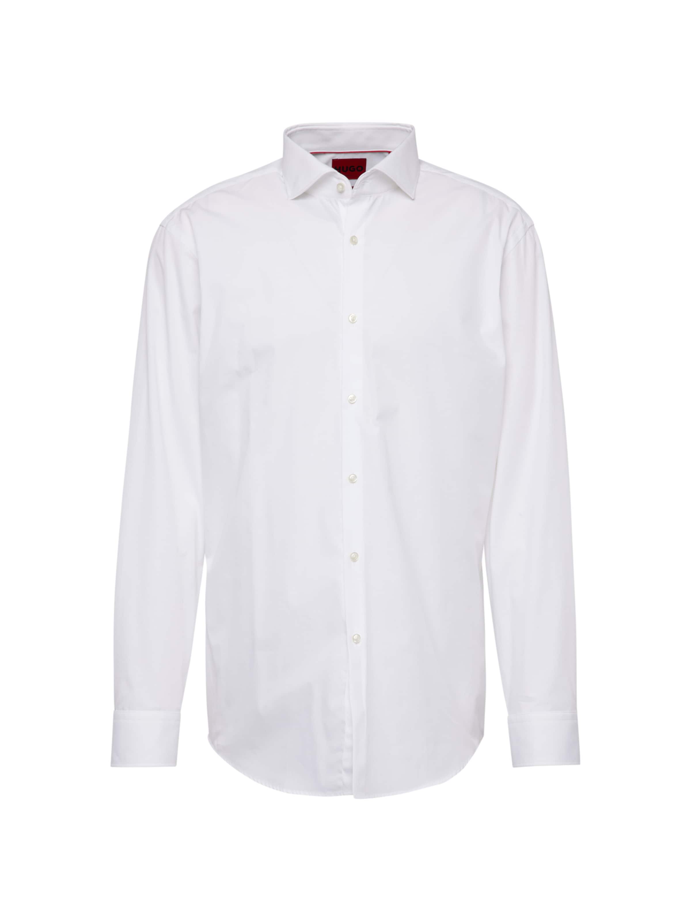 HUGO Slim fit Overhemd 'Kason' in Wit: voorkant