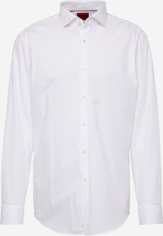 Slim fit Camicia 'Kason' di HUGO in bianco: frontale