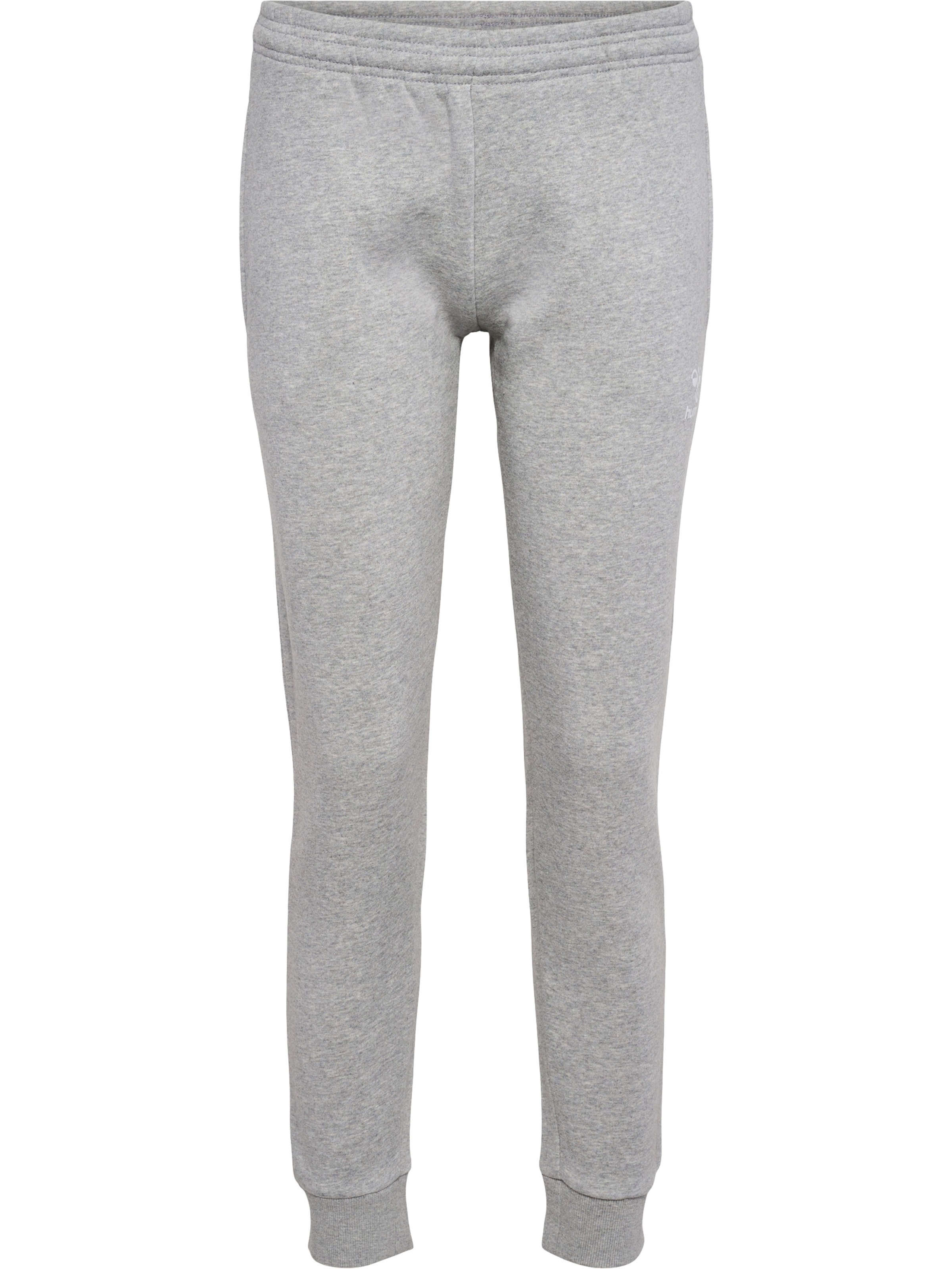 Effilé Pantalon de sport Hummel en gris : devant