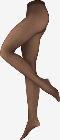 Nur Die Tights ' Strumpfhose Warm & Transparent Haltbar ' in Brown: front