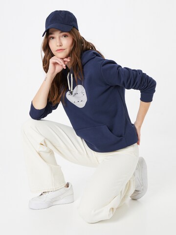 GREENBOMB Sweatshirt 'Off Line' in Blue