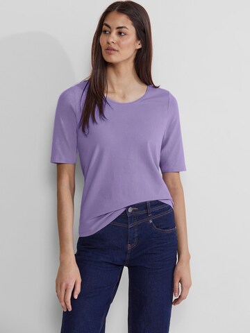 T-shirt STREET ONE en violet : devant