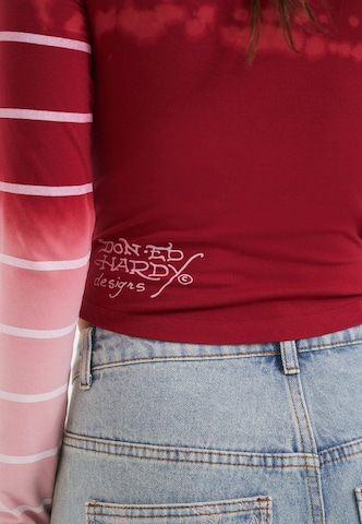 Ed Hardy Shirt in Rot