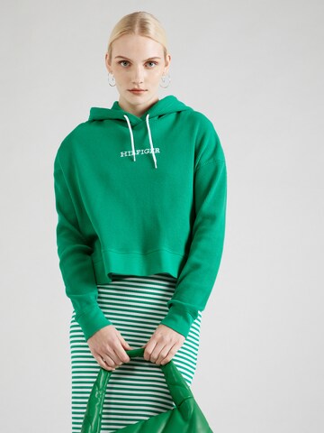 TOMMY HILFIGER Sweatshirt in Green: front