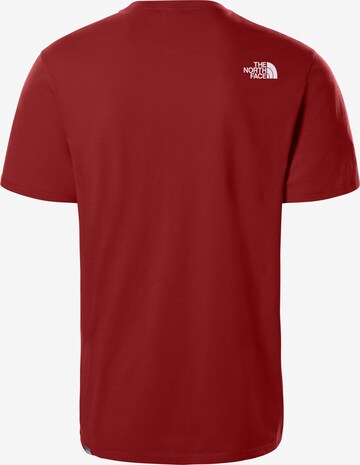 Coupe regular T-Shirt 'Easy' THE NORTH FACE en rouge